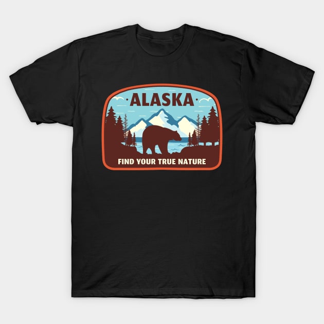 Alaska Find Your True Nature T-Shirt by busines_night